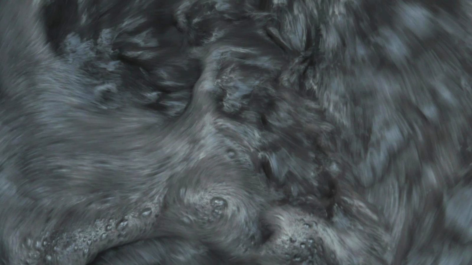 GraphGel mixed and ready: a thick charcoal-grey gel